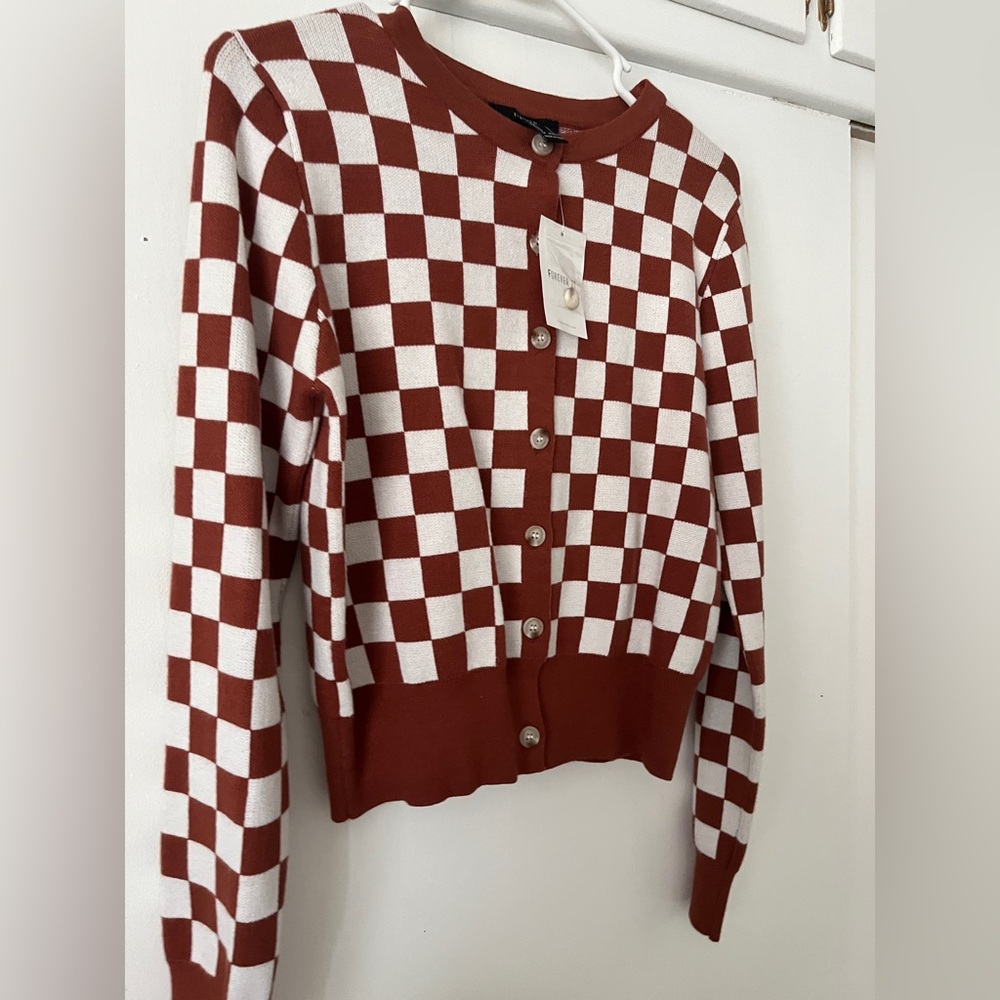 Cardigan and Top cropped FOREVER 21 2 piece set